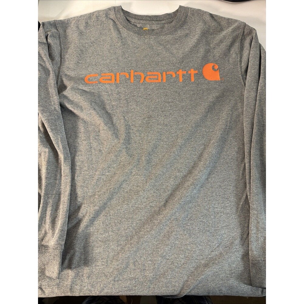 Grey Carhartt Long Sleeve Medium